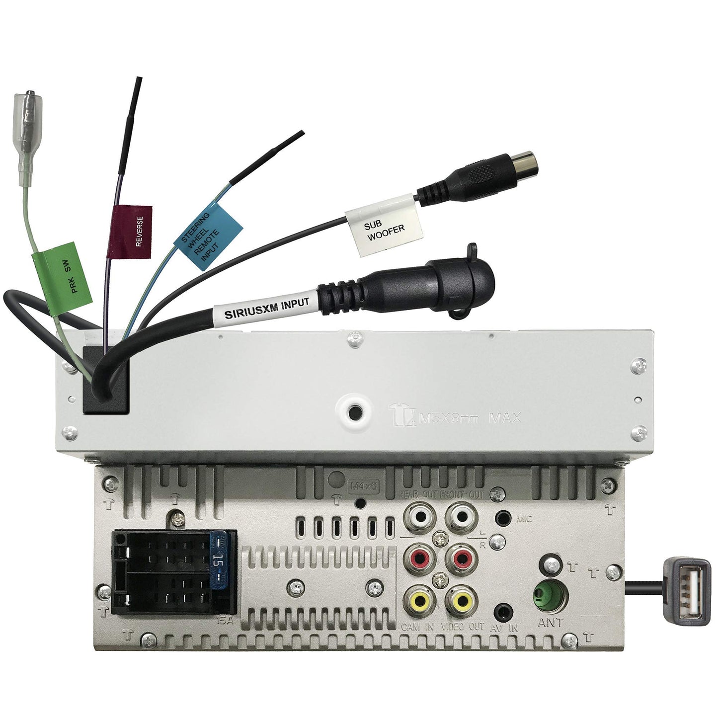 Kenwood DDX5707S 6.8" AM FM Bluetooth DVD Car Stereo - Apple Carplay, Android Auto