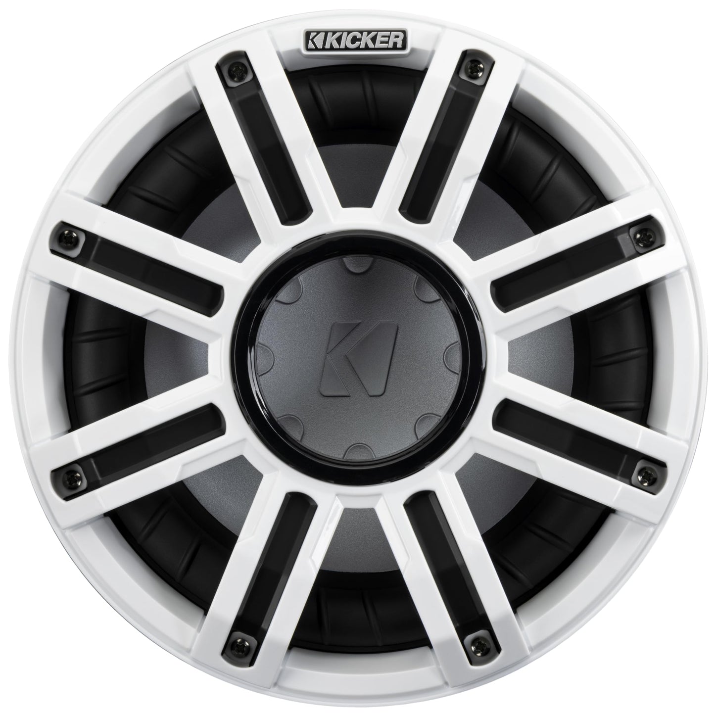 Kicker 51MWG10W - MWE 10-Inch Premium Marine Subwoofer Grille, White