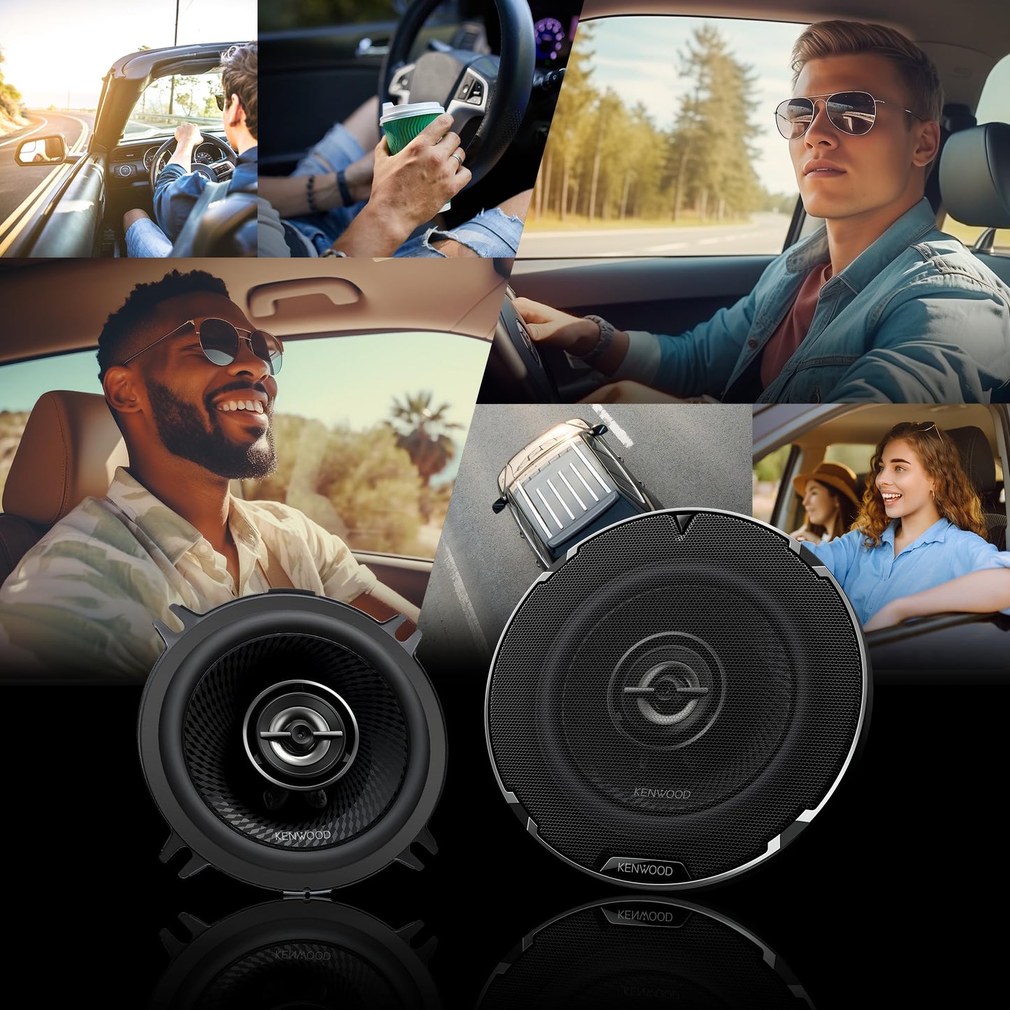 Kenwood KFC-6998RS 6" x 9" 5-Way Car Speakers 720W Peak Power (Pair)