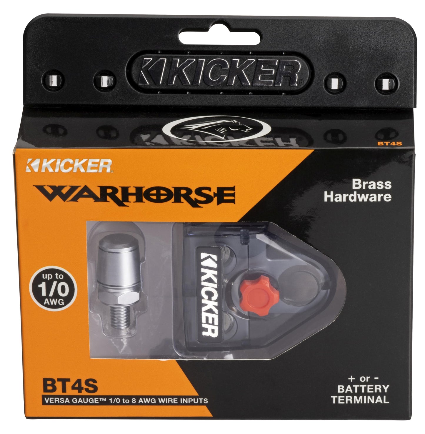 Kicker 50BT4S Warhorse Battery Terminal with Side Post Inserts, 4 Outputs