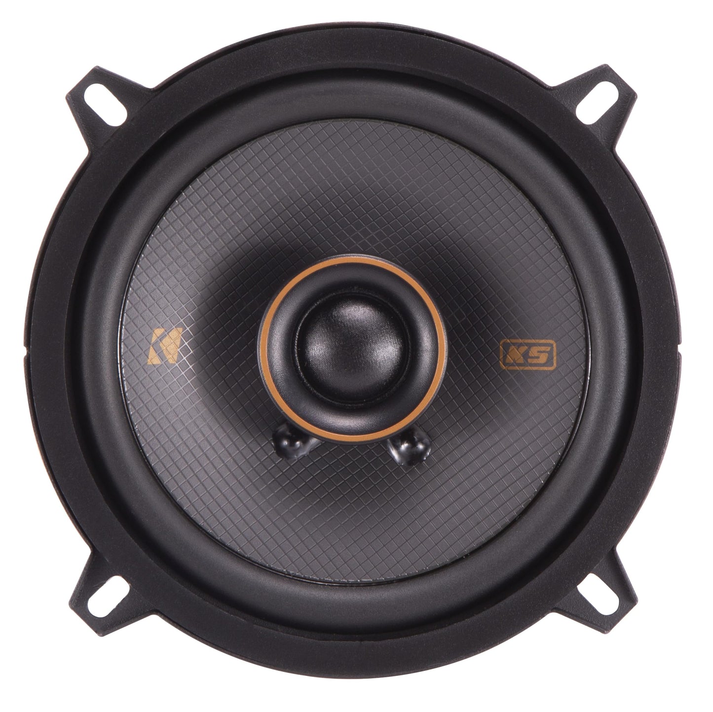 Kicker 51KSC504 Coaxial Speaker System, 2-Way Design, Pair, 5.25"
