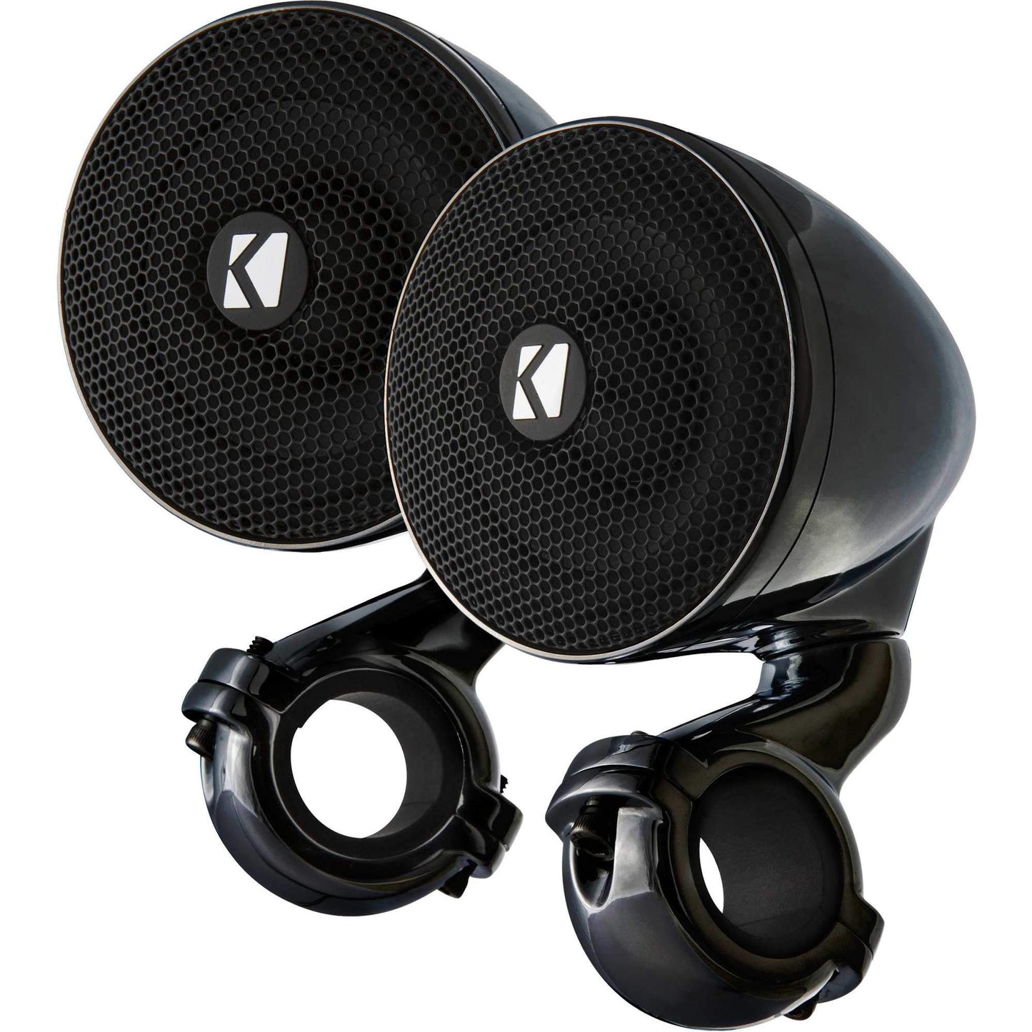 Kicker 47PSMB34 PSM 3" Powersports Weather Proof Enclosed Mini System; Black