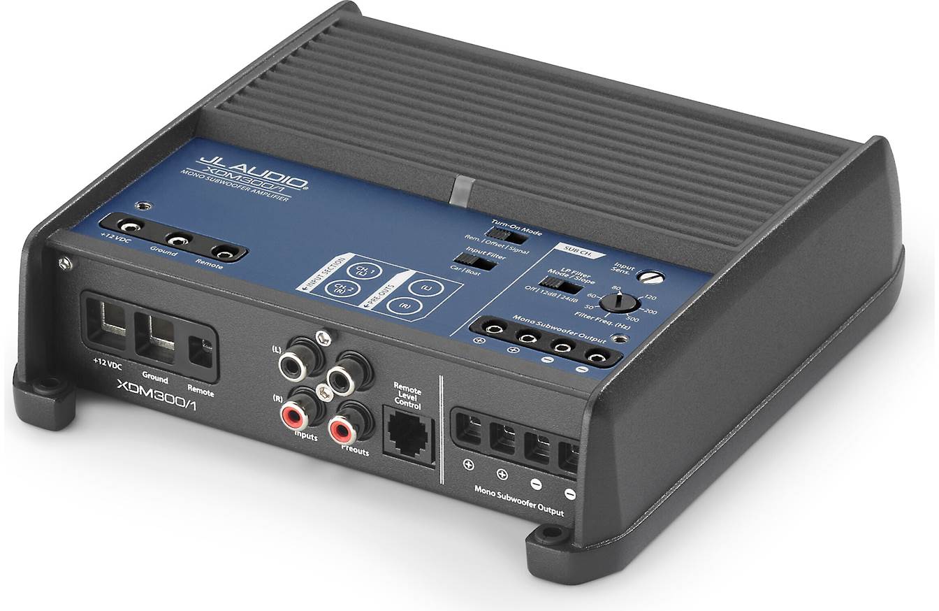 JL Audio XDM300/1 (1) Channel Class D Monoblock Subwoofer Amplifier, 300W 98680