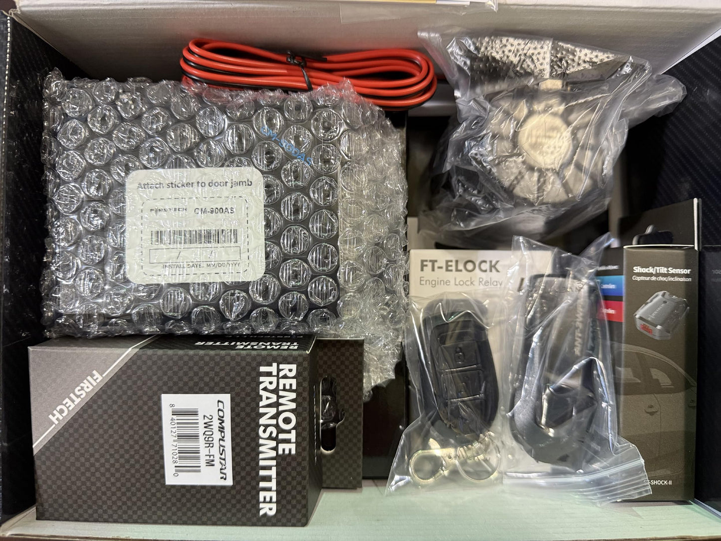 Compustar All-in-One CS8920-AS 2-Way Interactive LCD Remote Starter Kit & Alarm