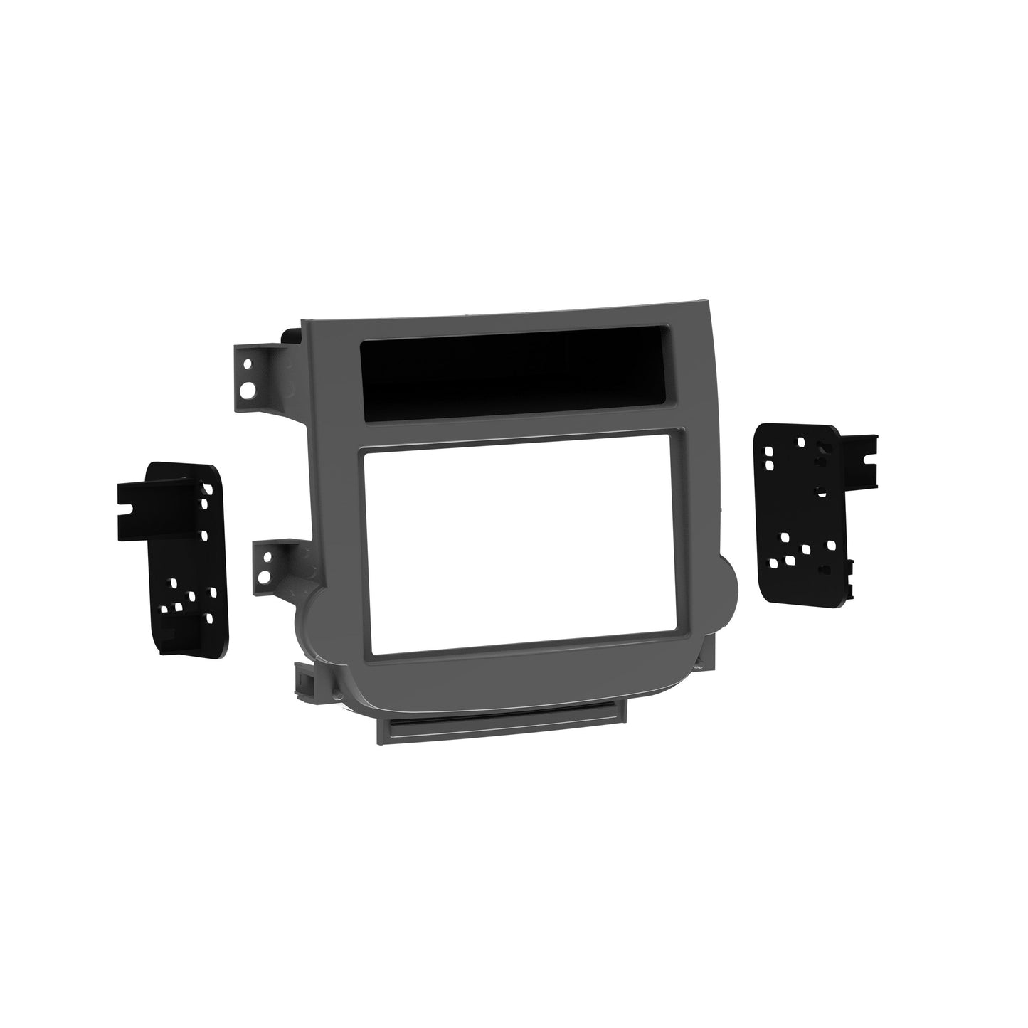 Metra 95-3314G Gray Double-DIN Dash Kit for Chevrolet Malibu with Manual Climate