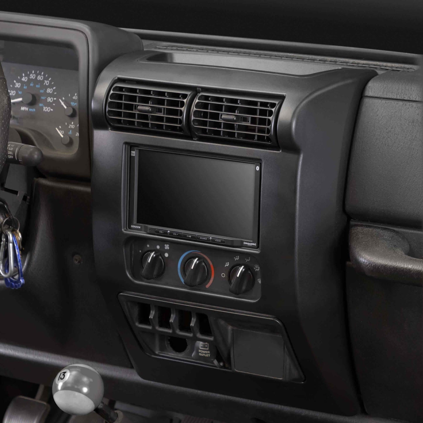 Metra 95-6541 Jeep Wrangler TJ 2003-2006 Double-DIN Dash Kit