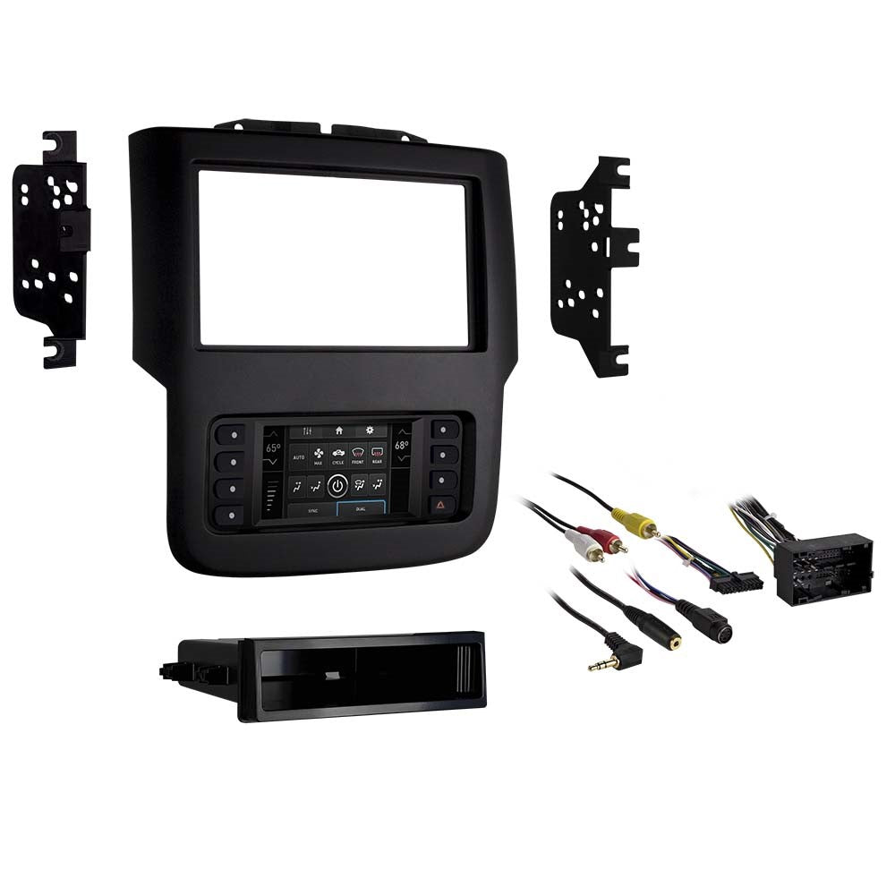 Metra 99-6527B Single/Double-DIN TurboTouch Dash Kit for Ram Trucks