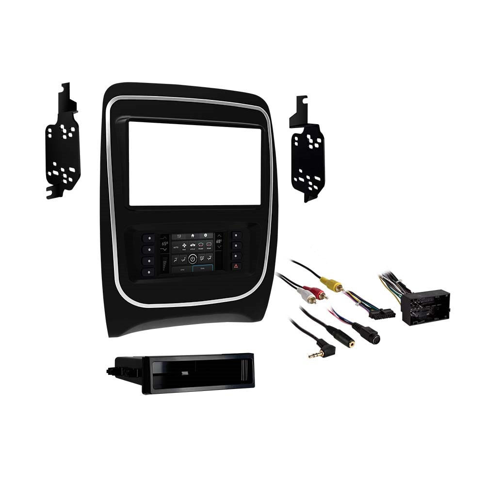 Metra 99-6537B Single/Double-DIN TurboTouch Dash Kit for Dodge Durango