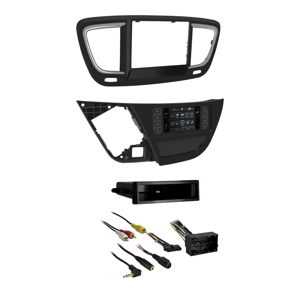 Metra 99-6543HG Single/Double-DIN TurboTouch Dash Kit for Chrysler Pacifica