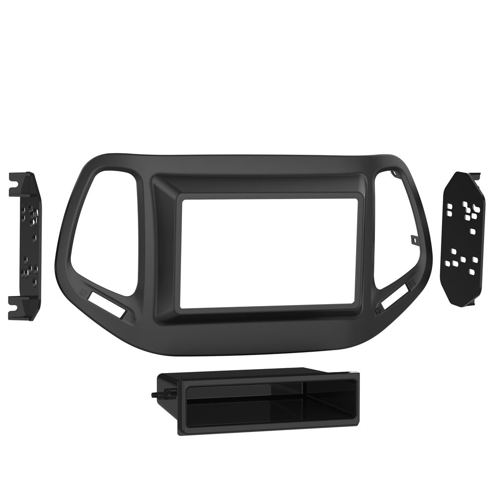 Metra 99-6545B Single-DIN Dash Kit for Jeep Compass 2017.5-2021
