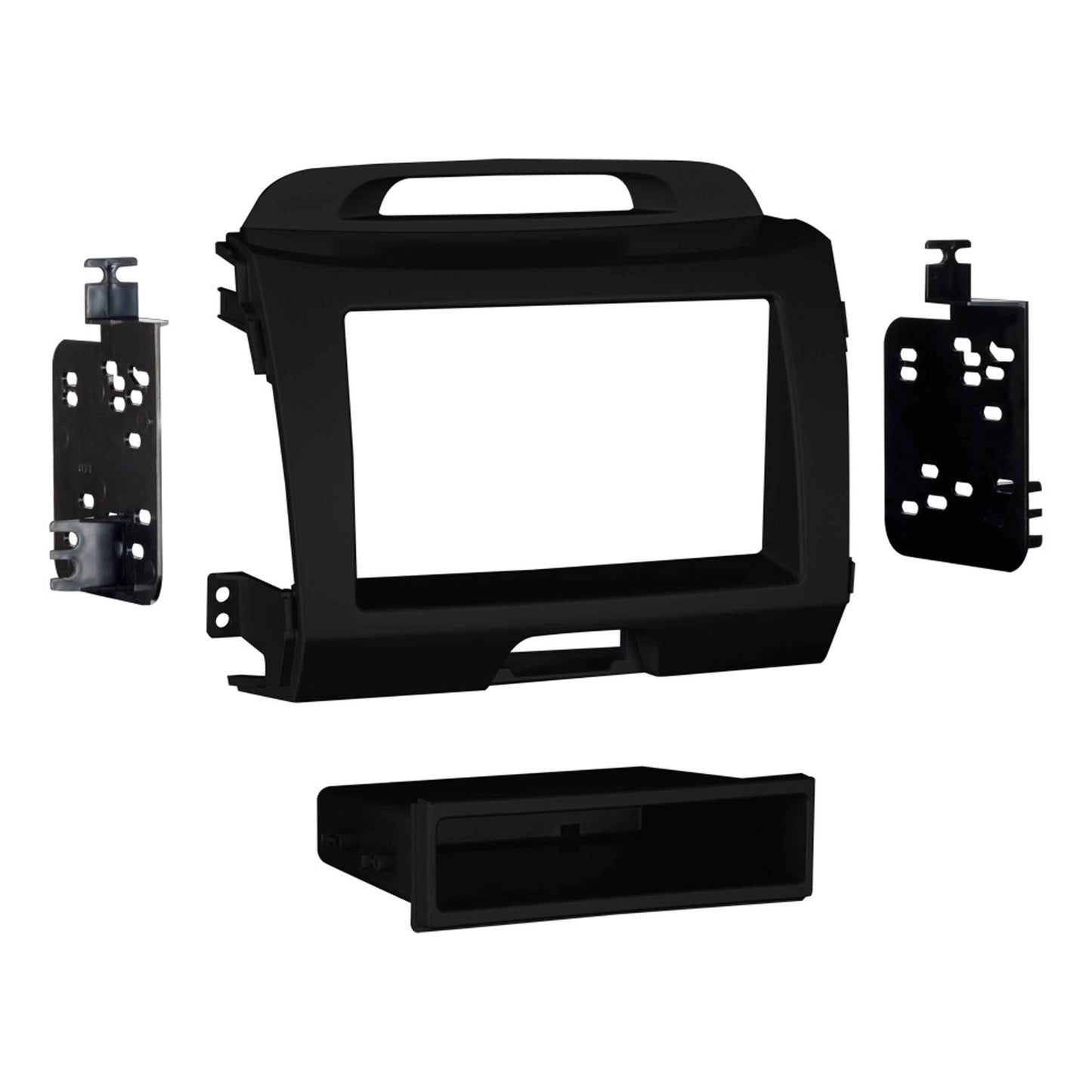 Metra 99-7344CH Single-DIN Dash Kit for 2011-2016 Kia Sportage Charcoal