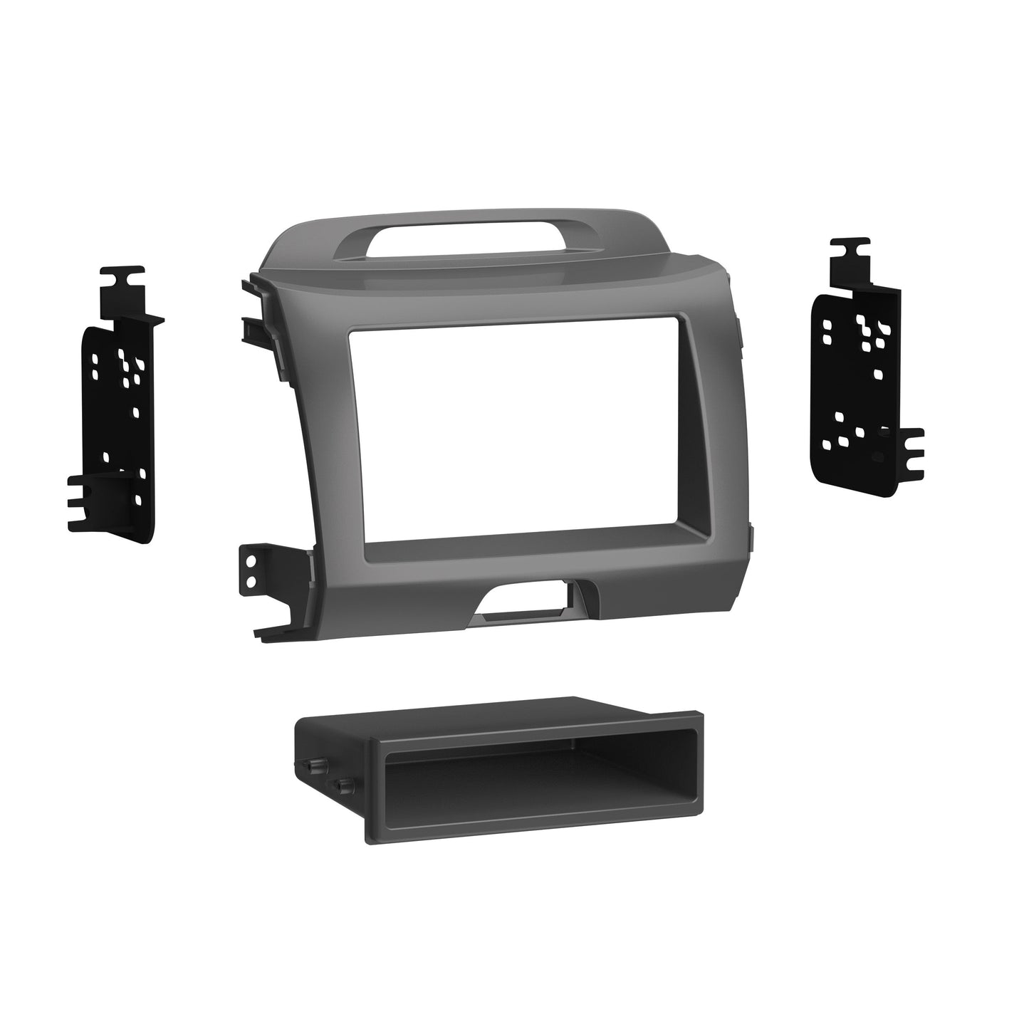 Metra 99-7344G Single-DIN Dash Kit for 2011-2016 Kia Sportage Gray