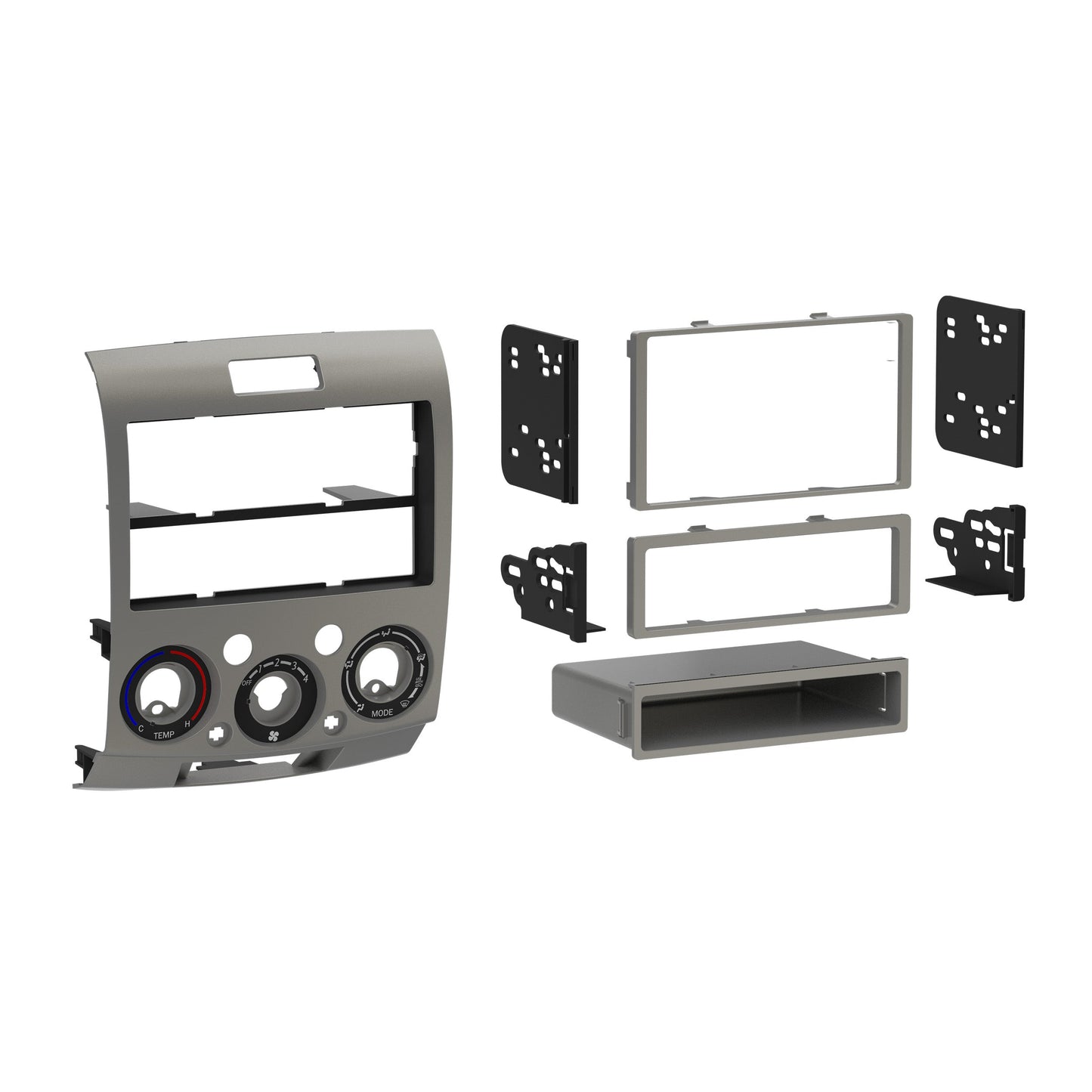 Metra 99-7517S Single/Double-DIN Dash Kit for Mazda BT-50 and Ford Ranger