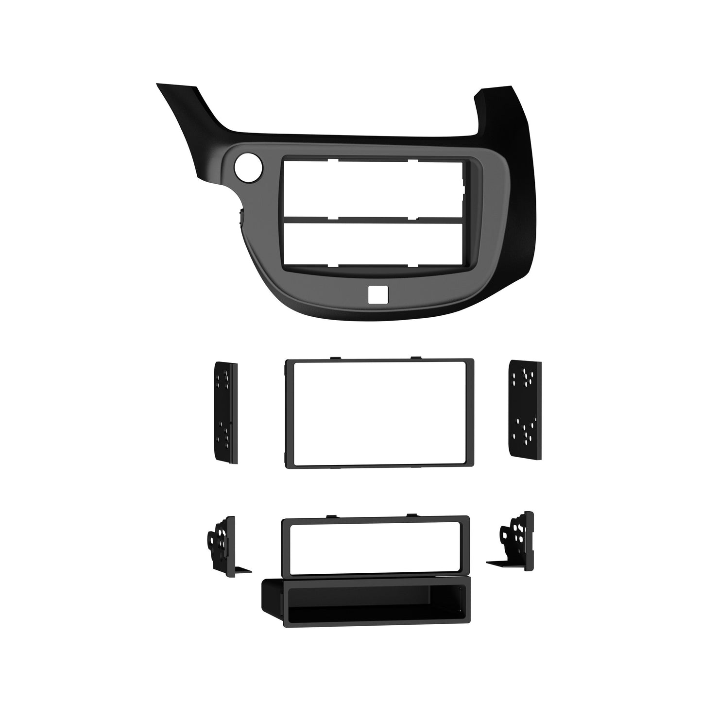 Metra 99-7877B Single-DIN Dash Kit for Honda Fit 2009-2013 Black