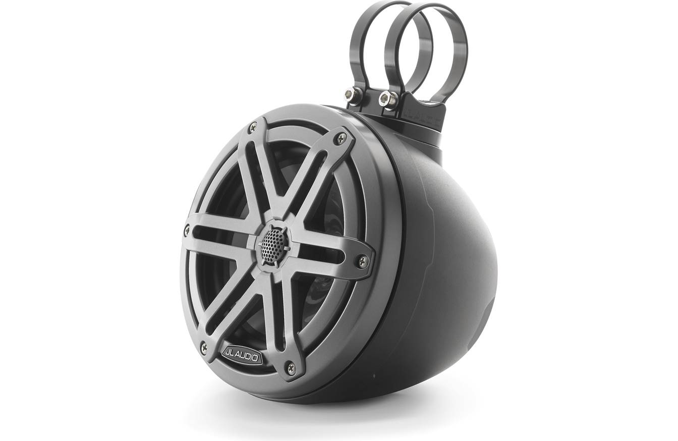 JL Audio M3-650VEX-Mb-S-Gm 6.5-inch Tower Coaxial System, Gray Sport Grilles 93401