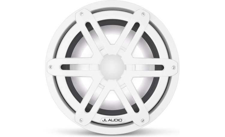 JL Audio M3-10IB-S-Gw-i-4 10-inch Marine RGB LED Subwoofer, White Sport Grilles 93531