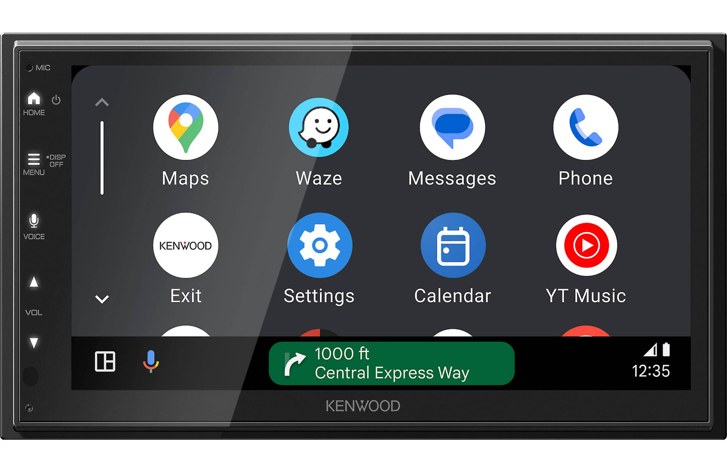 Kenwood DMX40S Mechless 6.8" AM FM Bluetooth Car Stereo- + SiriusXM SXV300V1 Satellite Tuner