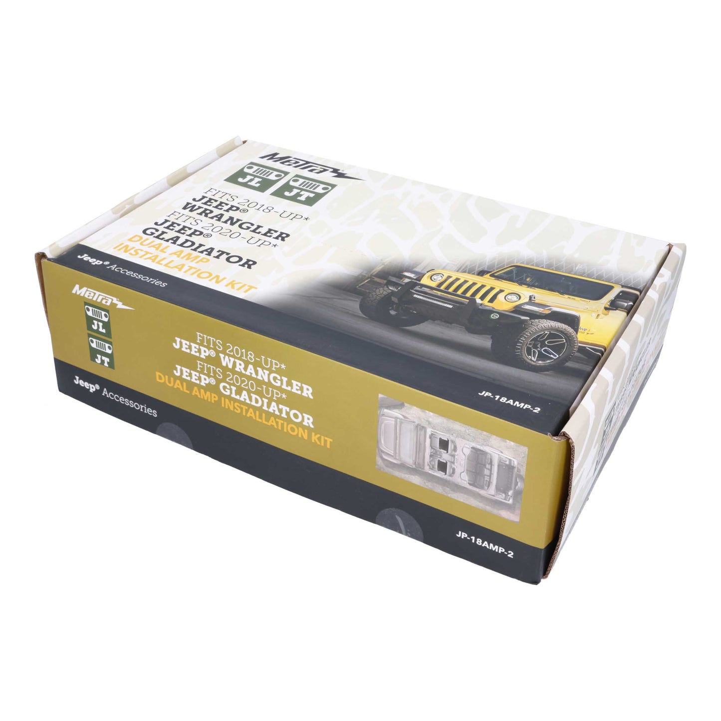 Metra JP-18AMP-2 Dual-Amp Install Kit for Jeep JL JT