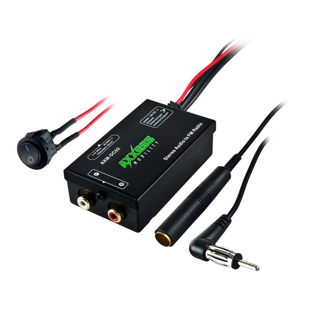 Axxess AXM-DC02 Universal Stereo Audio Input FM Modulator