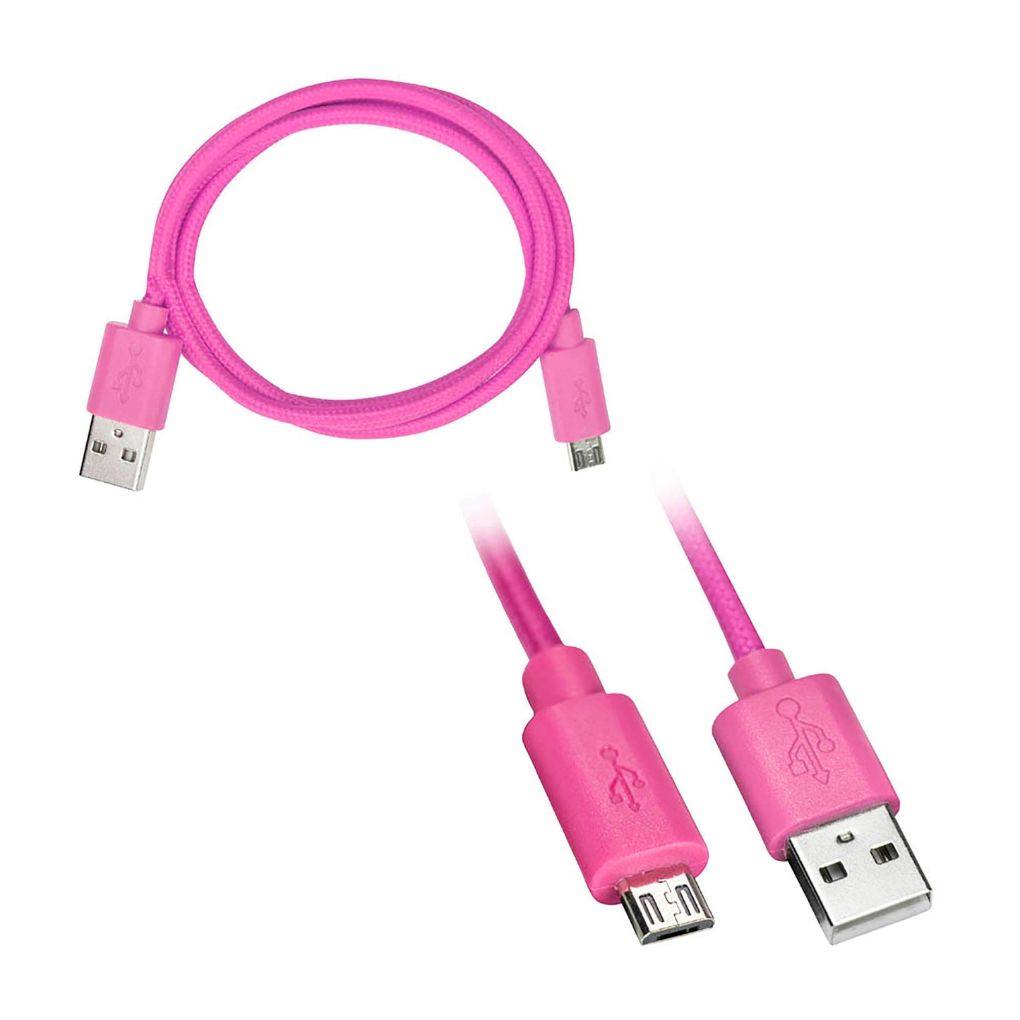 Axxess AXMROB-PK 3 ft Replacement Micro-B USB Cable - Pink