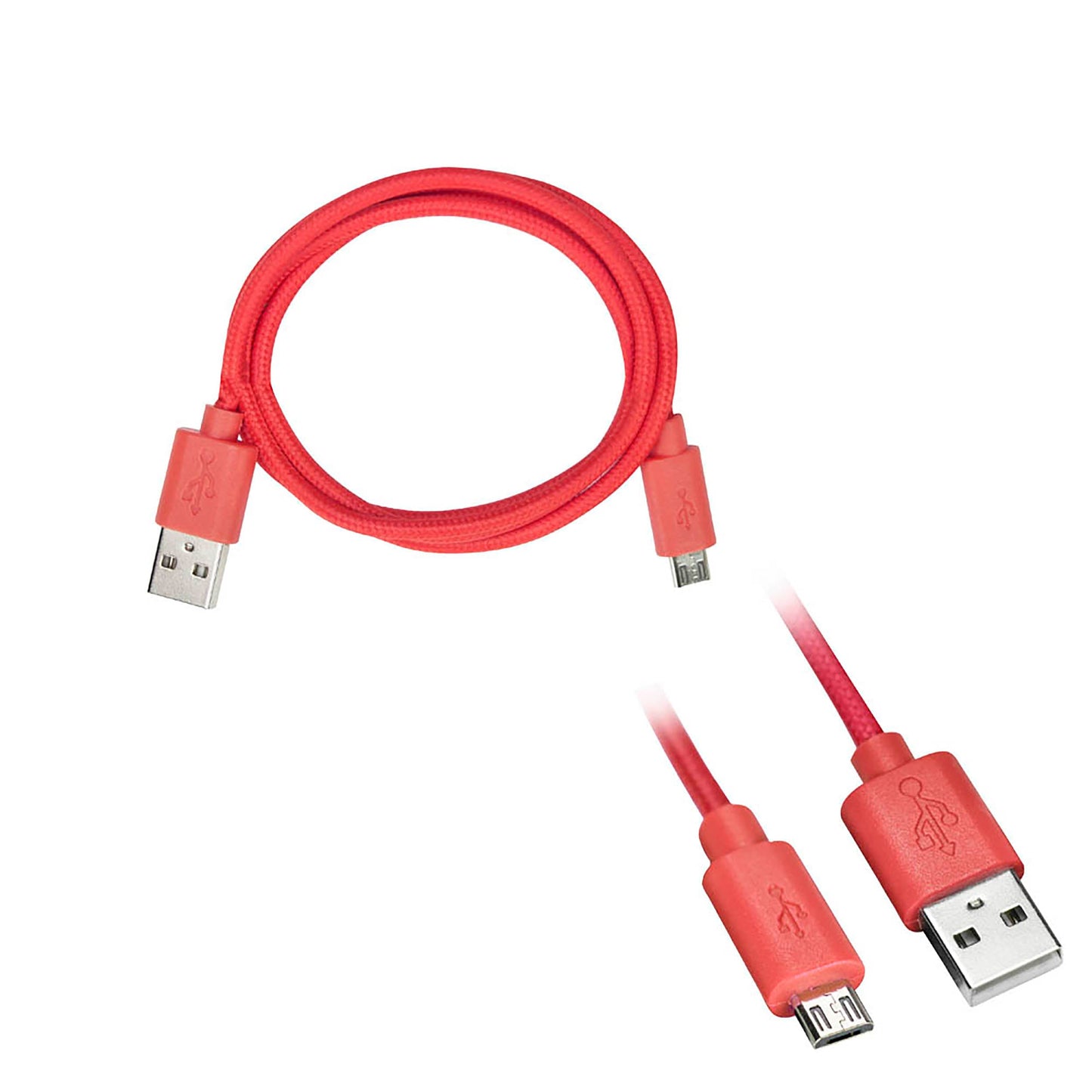 Axxess AXMROB-RD 3 ft Replacement Micro-B USB Cable - Red