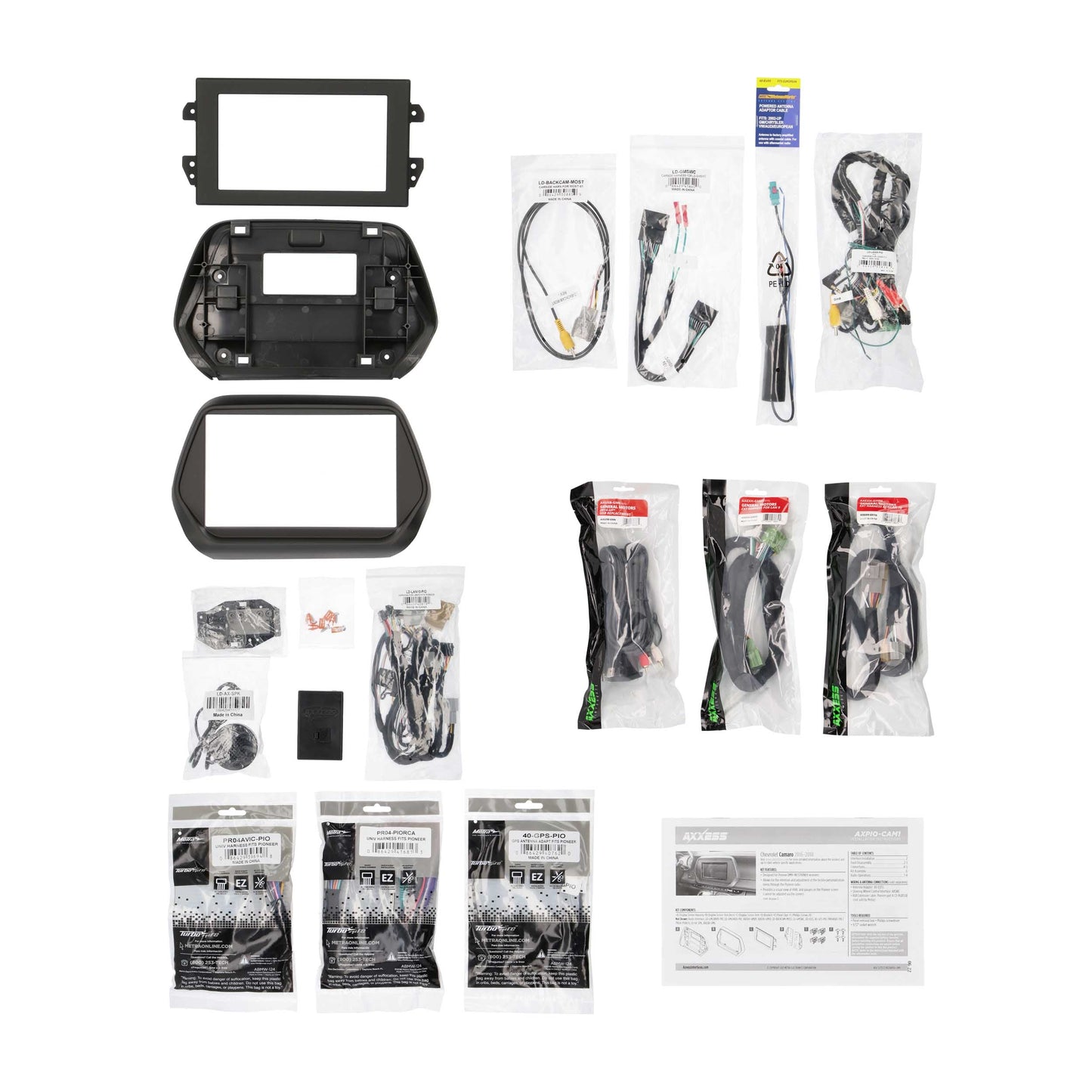 Axxess AXPIO-CAM1 Pioneer Radio Integration Kit for Camaro 2016-2018