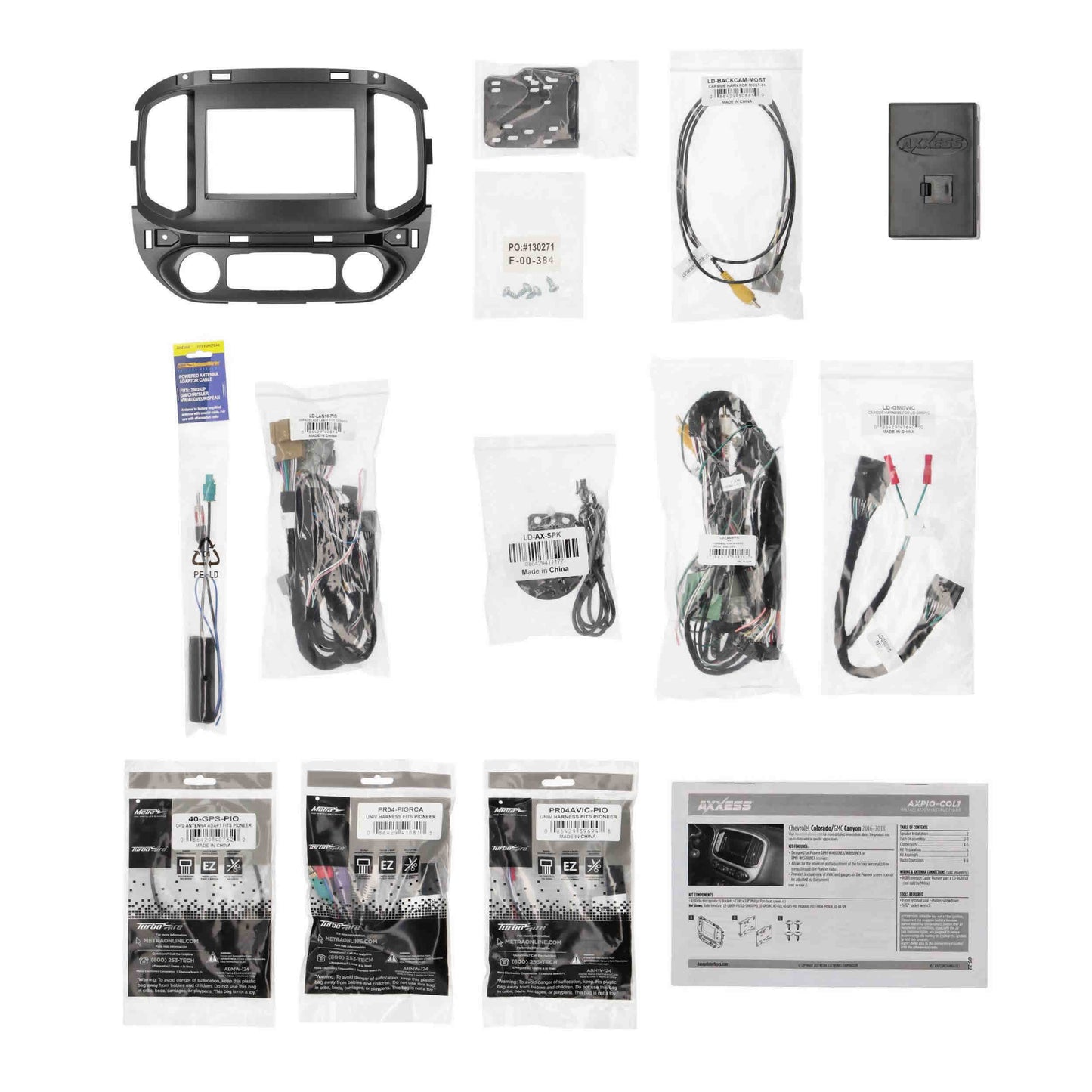 Axxess AXPIO-COL1 Pioneer Radio Integration Kit for Colorado Canyon 2016-2018