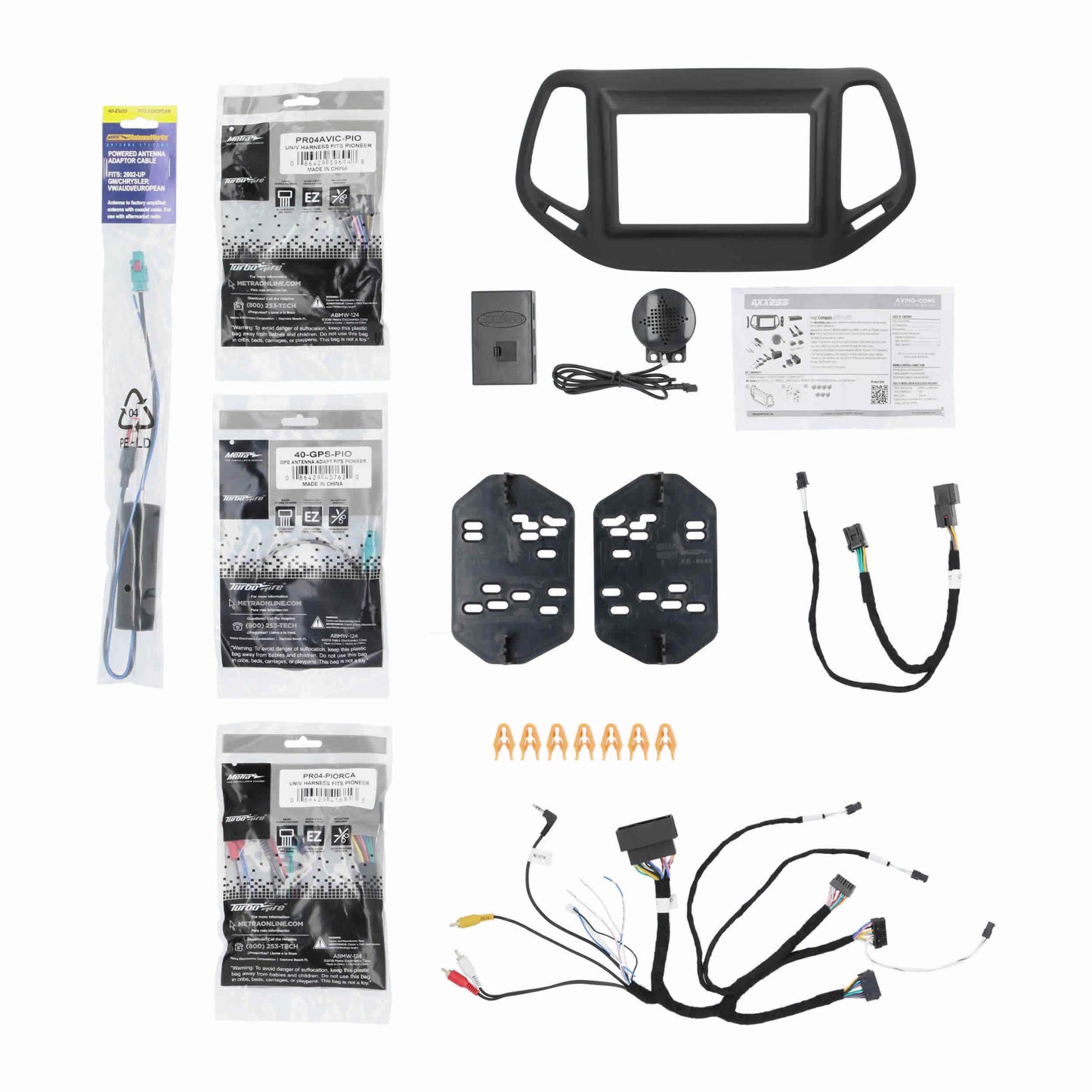 Axxess AXPIO-COM1 Pioneer Radio Integration Kit for Jeep Compass 2017.5-2021