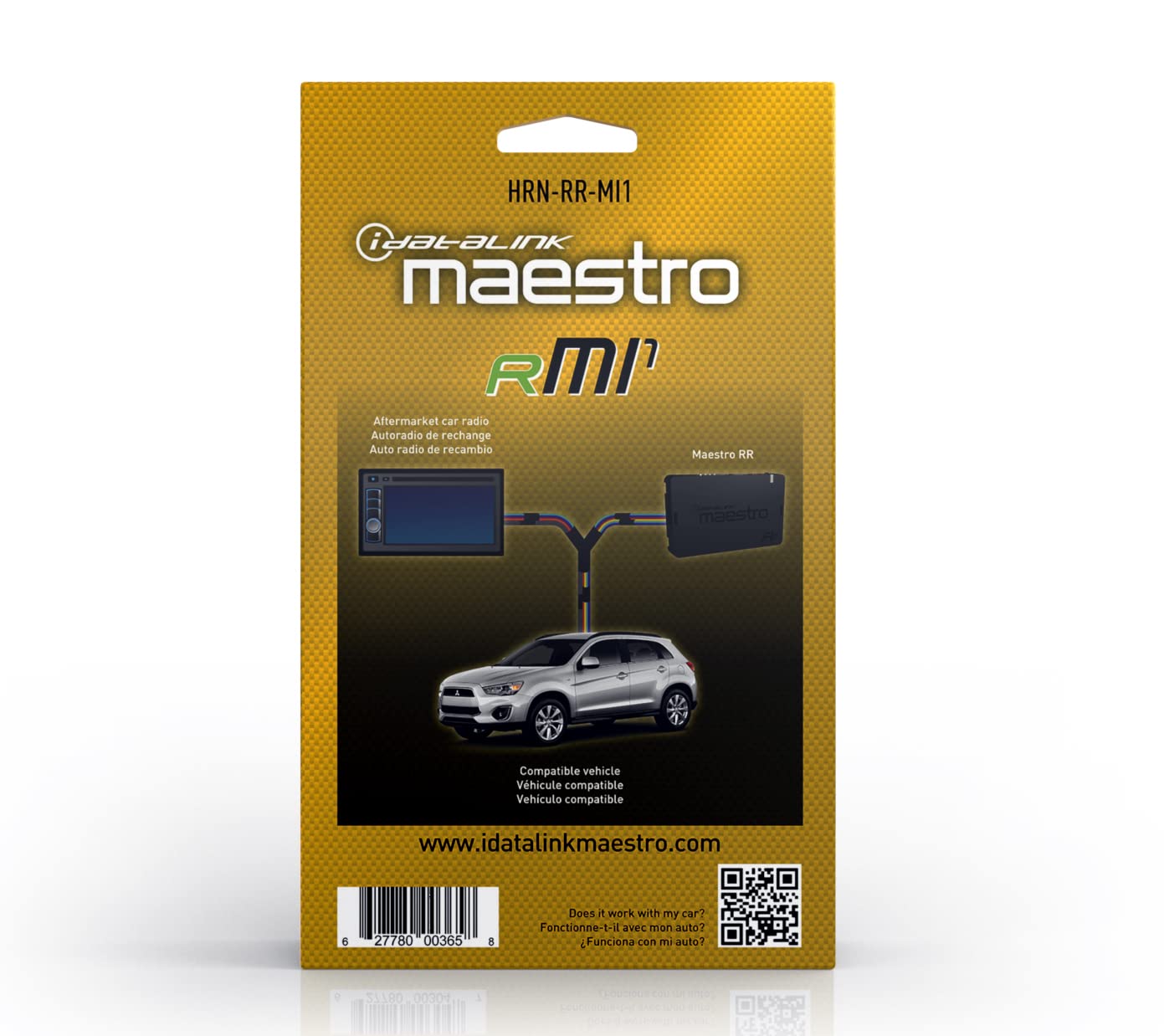 iDatalink Maestro HRN-RR-MI1 Radio Replacement T-Harness for 2008-2019 Mitsubishi Vehicles