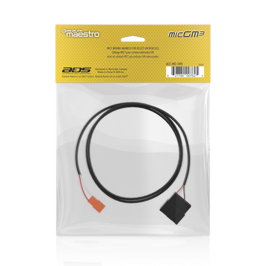 ACC-MIC-GM3 package back showing manufacturer model and UPC 627780007625