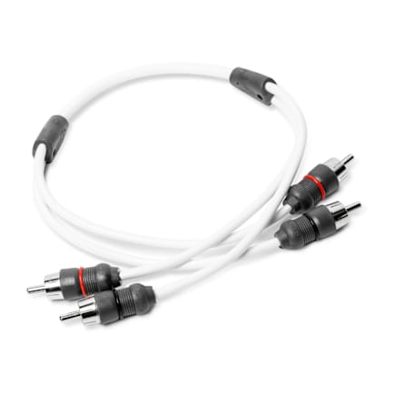 JL Audio Audio Interconnect, 2-channel, 1.5' (XMD-WHTAIC2-1.5) - 010-13554-00 — product view 1
