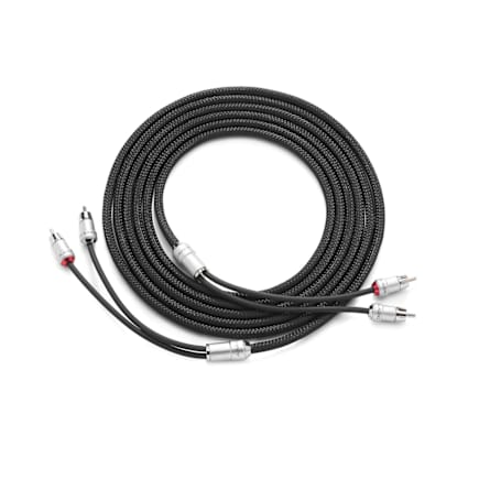 JL Audio Premium Audio Interconnect, 2-channel, 12' (XE-BLKAIC2-12) - 010-13549-00 — product view 1