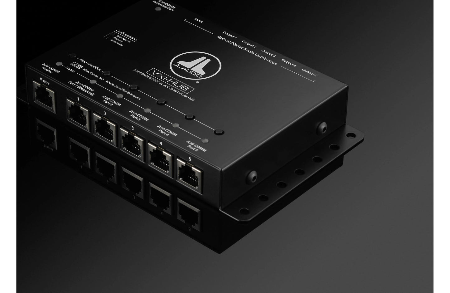 JL Audio JLid™ Communication and Optical Audio Network Hub for VXi Amplifiers (VXi-HUB) - 010-03327-00 (98411)
