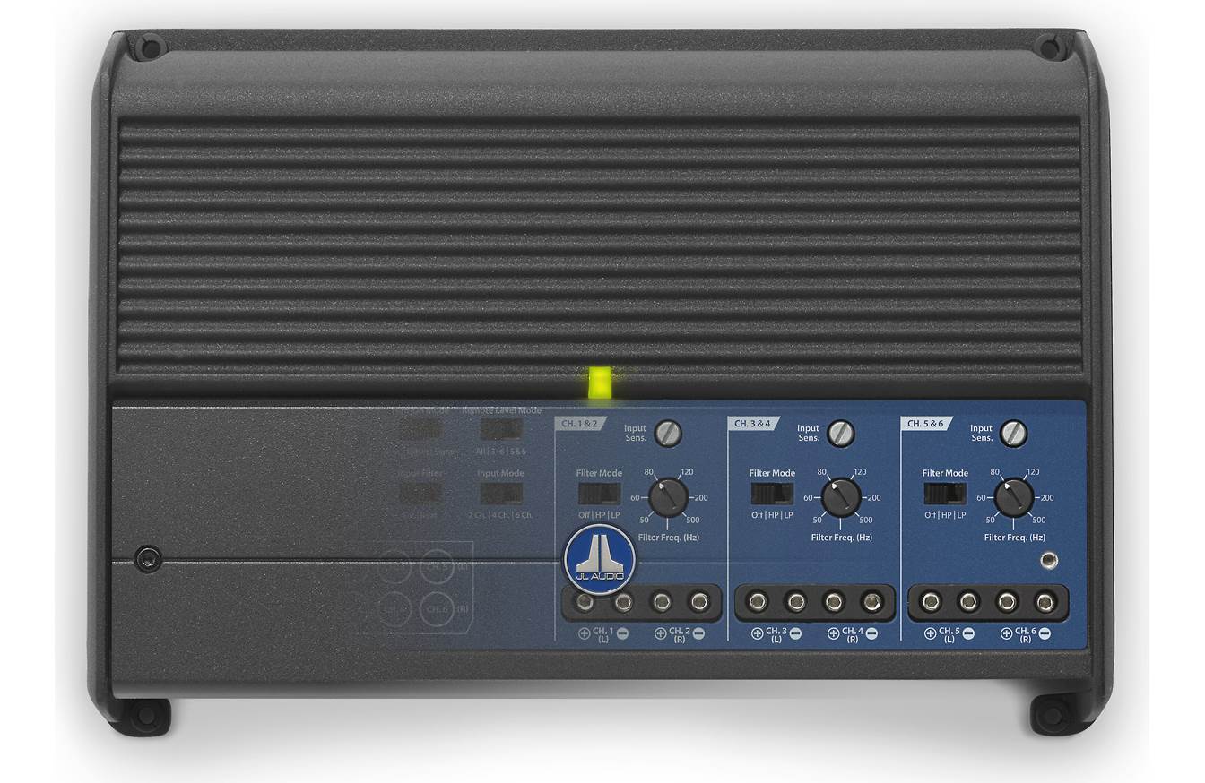 JL Audio XDM600/6 (6) Channel Class D Car/Marine Amplifier, 600W 98684