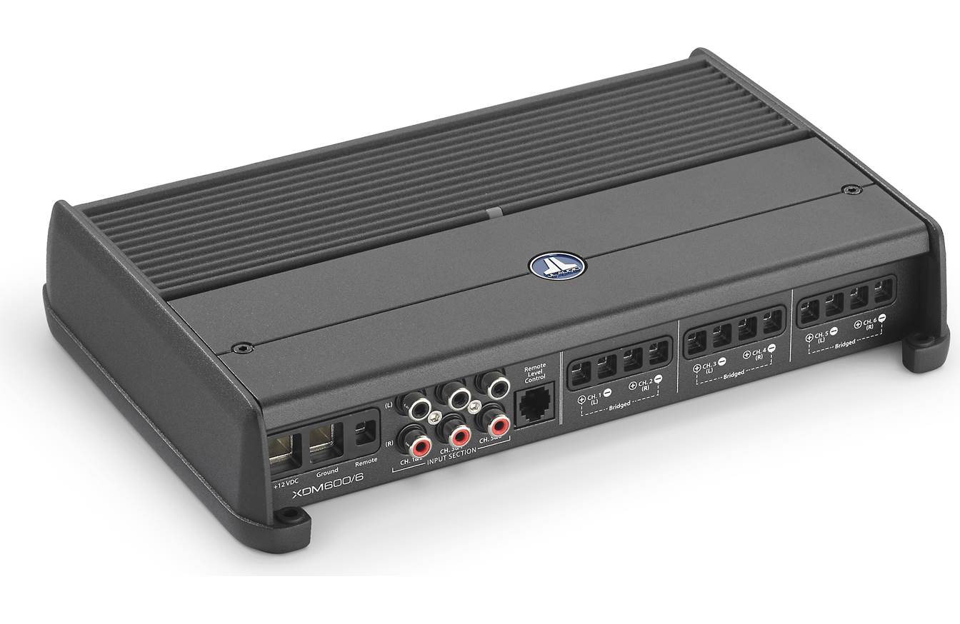 JL Audio XDM600/6 (6) Channel Class D Car/Marine Amplifier, 600W 98684
