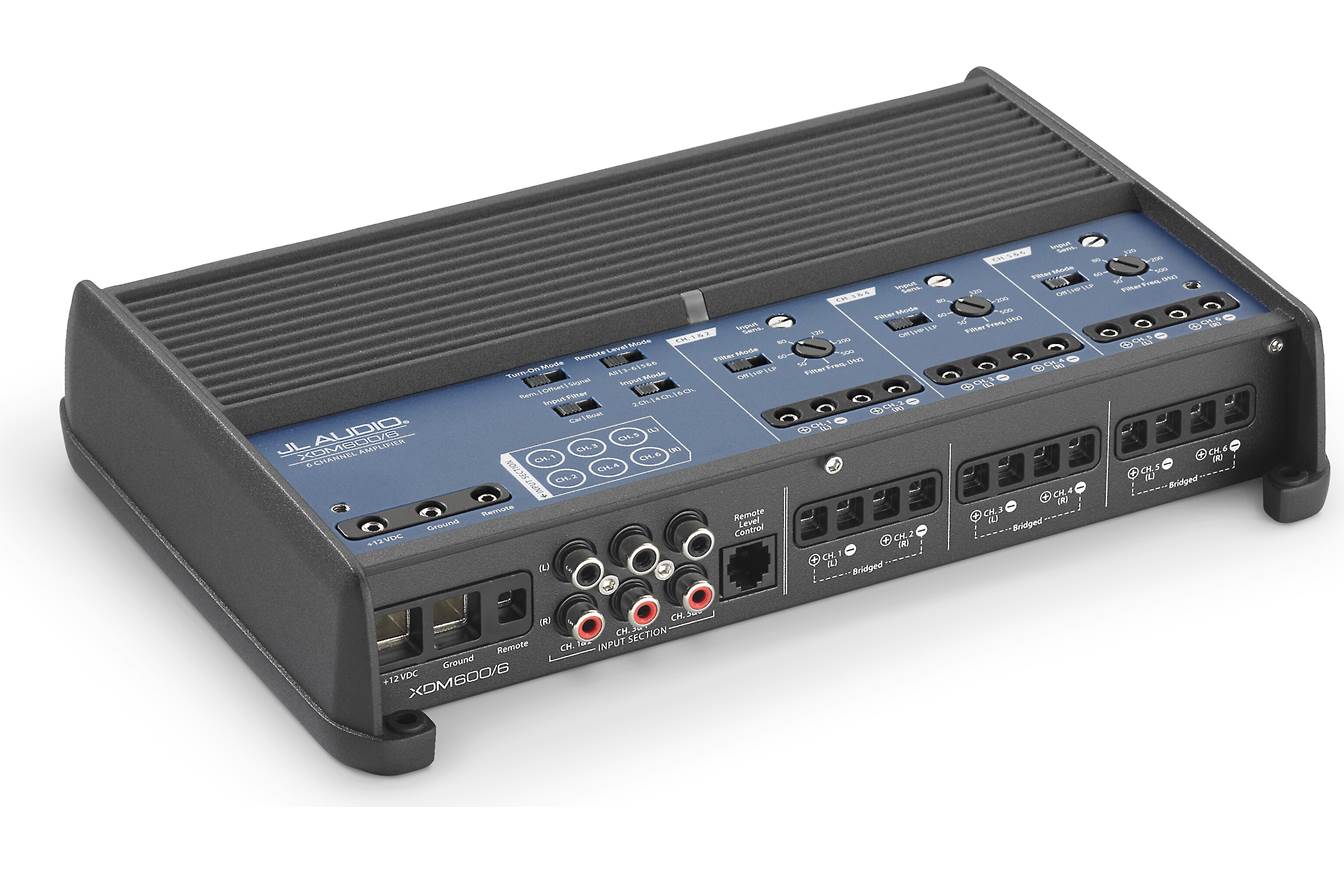 JL Audio XDM600/6 (6) Channel Class D Car/Marine Amplifier, 600W 98684