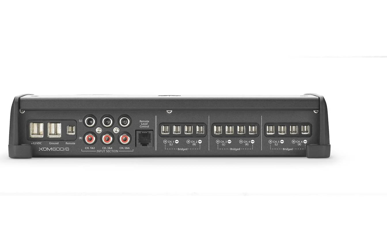 JL Audio XDM600/6 (6) Channel Class D Car/Marine Amplifier, 600W 98684