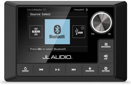 JL Audio MediaMaster MM105 Marine 4-Zone Source Unit 010-03132-00 (98652)