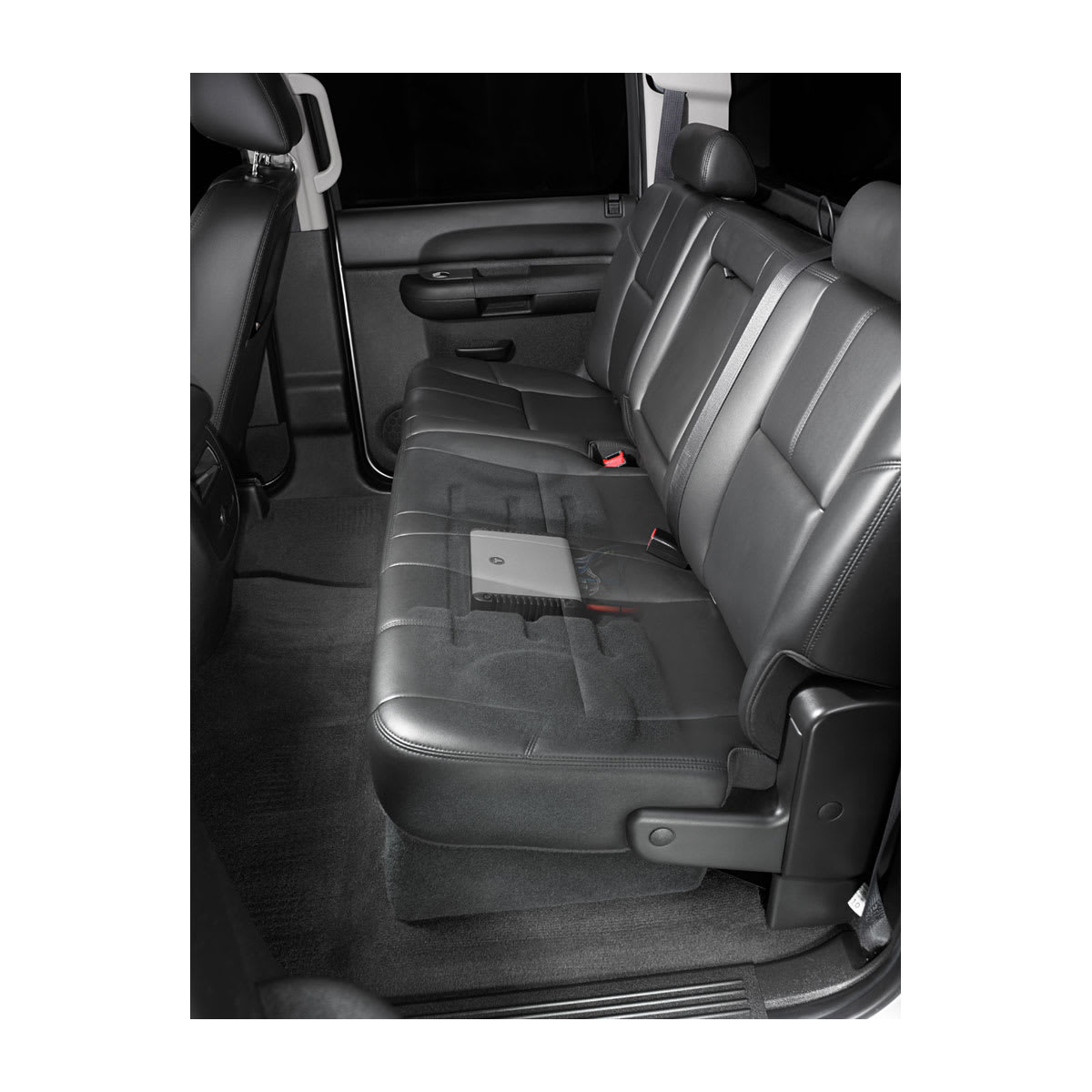JL Audio SB-GM-SLVCC2/12TW3/BK Dual 12" Stealthbox 800W 2Ω 2007–2014 Chevy Silverado / GMC Sierra Crew Cab 010-03650-00 (94581)