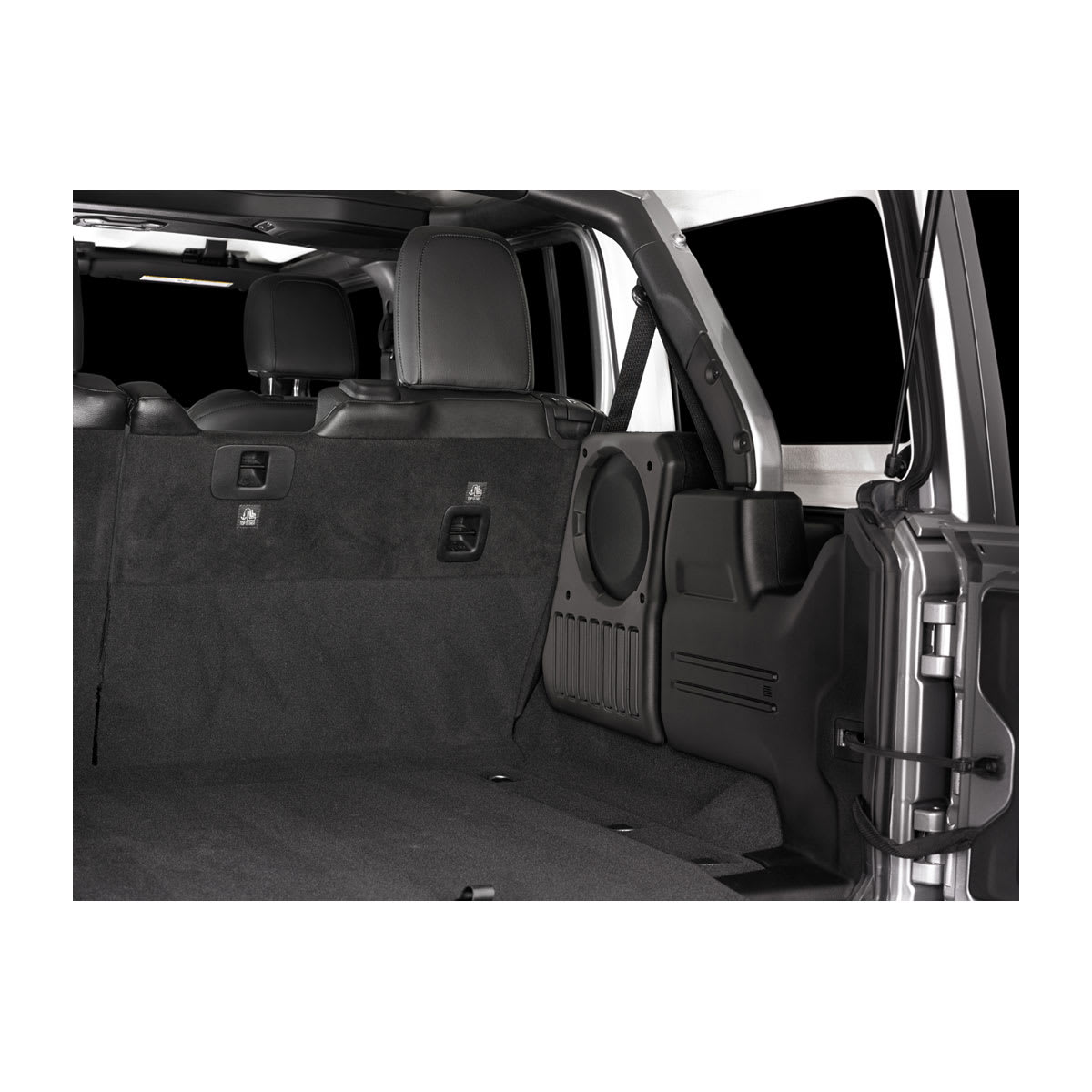 JL Audio SB-J-JL4DPAS/10TW1-2 10" Stealthbox 300W 2Ω 2018–2024 Jeep Wrangler JL Unlimited 010-03304-00 (94666)