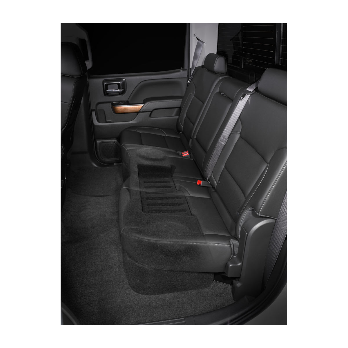 JL Audio SB-GM-SLVCC3/10TW3/BK2 10" Stealthbox 400W 2Ω 2019–2024 Silverado/Sierra Crew Cab 010-03676-00 (94647)