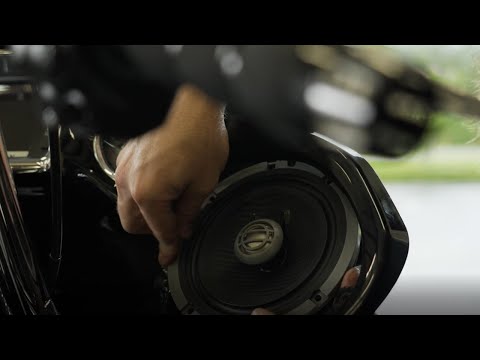 Kenwood eXcelon P-HD1F Front Amplified Audio Package fits 2014+ Harley Davidson Motorcycles