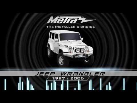 Metra 82-1013 5.25-Inch Speaker Adapter Plates for Jeep Wrangler TJ