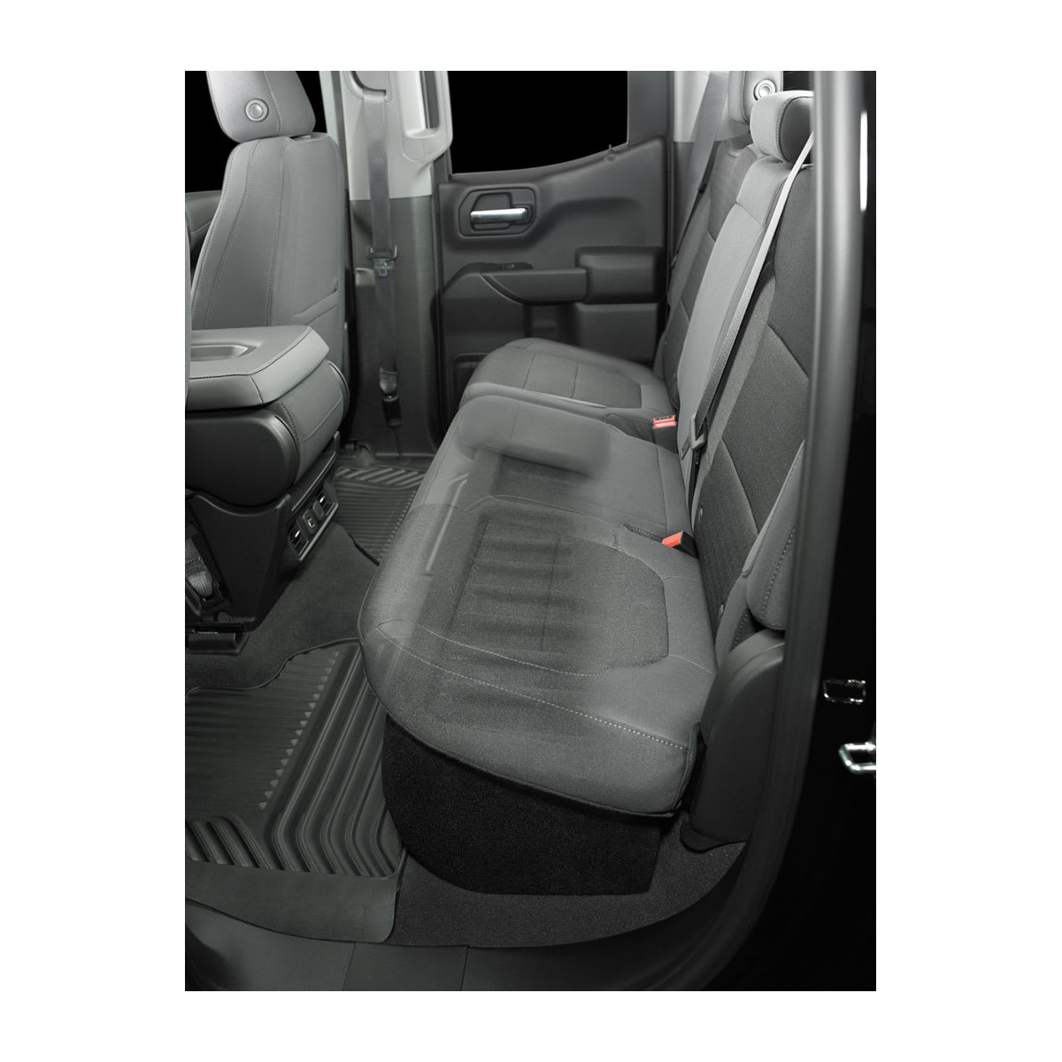 JL Audio SB-GM-SLVD4/10TW3 Dual 10" TW3 Stealthbox® for Silverado/Sierra Double Cab 800W 2Ω 010-03692-00 (94676)