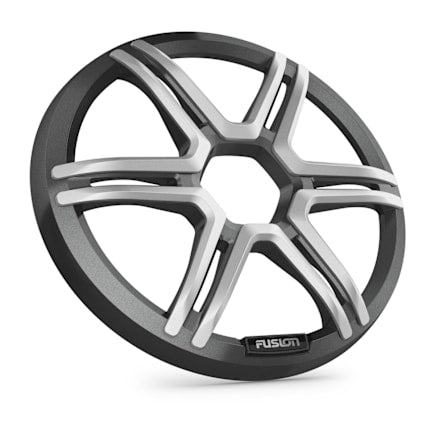 Fusion Apollo Subwoofer Grille, 10" Sports Gray Subwoofer Grille — 010-13293-00 — view 2