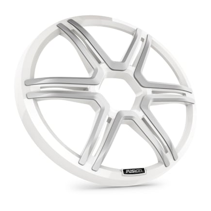 Fusion Apollo Subwoofer Grille, 12" Sports White Subwoofer Grille — 010-13294-01 — view 2