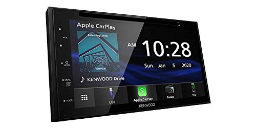 Kenwood DDX5707S 6.8" AM FM BT DVD Car Stereo- Apple CarPlay, Android Auto + CMOS-230LP Backup Camera