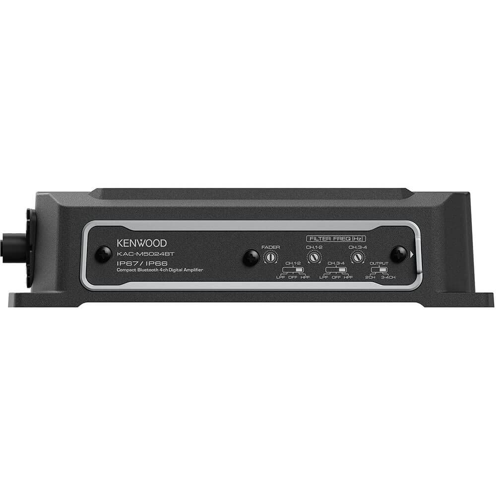 Kenwood KAC-M5024BT 4ch 600w Motorsports Amp | Bluetooth | Waterproof For Marine