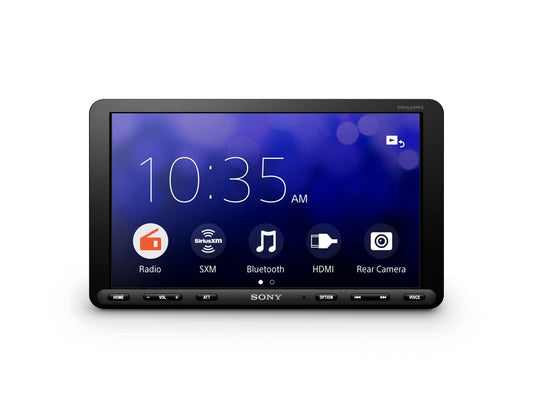 Sony XAV-AX8100 8.95" Media Receiver with Apple CarPlay, Android Auto, WebLink Cast + Backup Camera Bundle