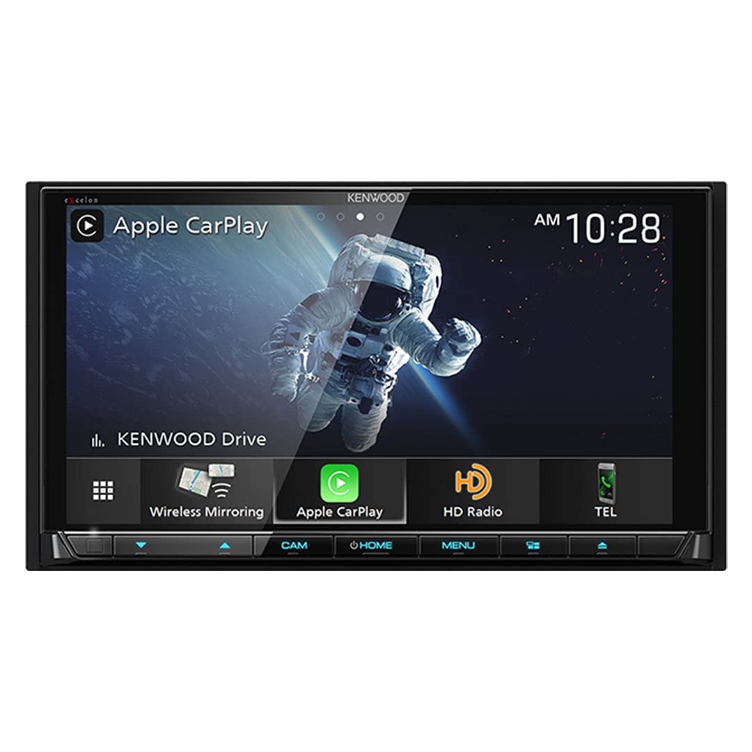 Kenwood DDX9707S 6.95" AM FM DVD Touchscreen Car Stereo- Wireless CarPlay, Android Auto, Maestro Compatible